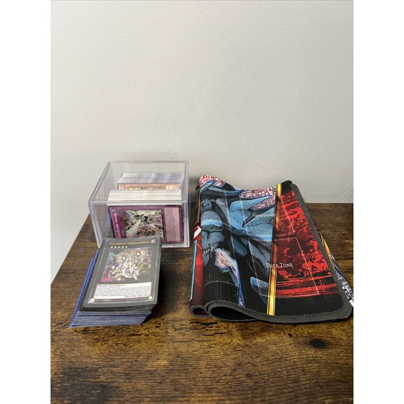 VTG Lot of Yu-Gi-Oh Cards: 1st Edition Limited Edition Holo Cards + 2 MATS